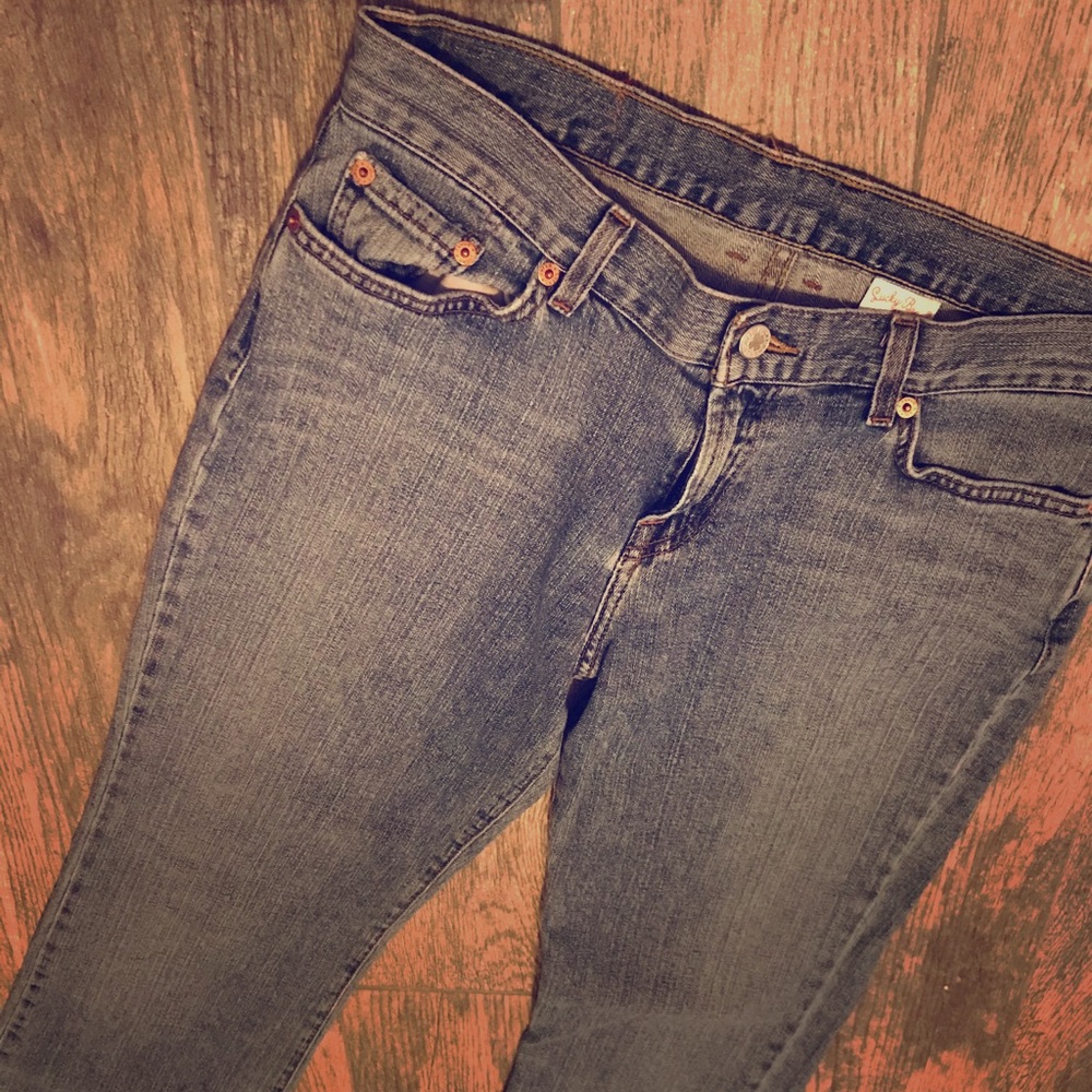 Lucky Brand Dungaree Mid Rise Flare Jeans Sz 6